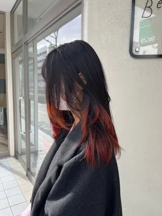 ミディアム カラー ベルベチカ所属・市村 花奈のヘアスタイル