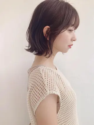 ミディアム 鎌倉 彩のヘアスタイル