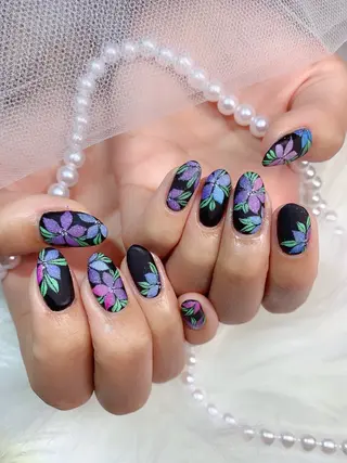 ネイル シェアサロンLei.g(レイジー)所属・3Dアートネイル💗 都築レナのネイルデザイン