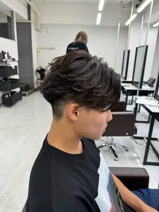 ショート パーマ メンズ メンズカット/波巻き TAKUMAのヘアスタイル