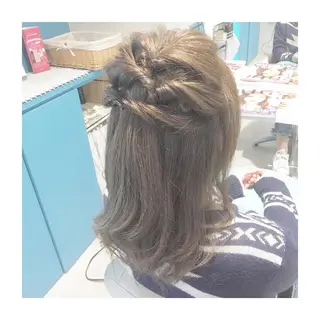 ロング カラー ヘアアレンジ ☆ utataneのヘアスタイル