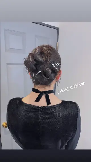 ミディアム 緒方 つばさのヘアスタイル