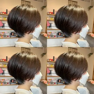 ショート カラー レイヤー×髪質改善 マネージャー安藤光司のヘアスタイル