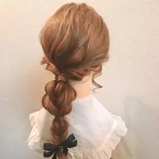 セミロング ヘアアレンジ an池袋本店所属・🌷吉野ひかり🌷 カットモデル募集✂️のヘアスタイル