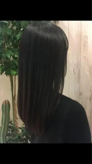 ロング 奥谷 美代子のヘアスタイル