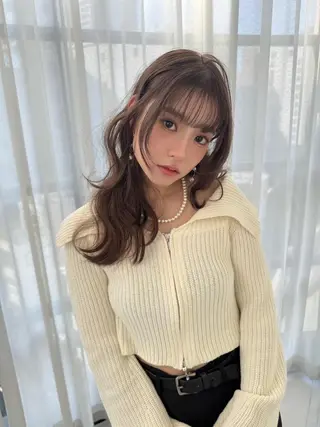 ロング カラー ANGELICA 近鉄奈良店のヘアスタイル