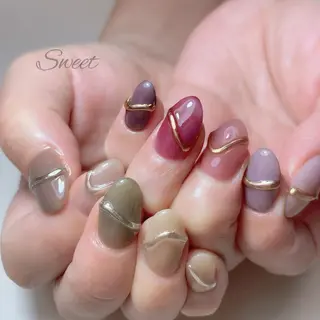 ネイル sweet 仲野陽子のネイルデザイン