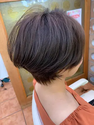 ショート カラー パーマ ✨美髪矯正&ショート の小林✨のヘアスタイル