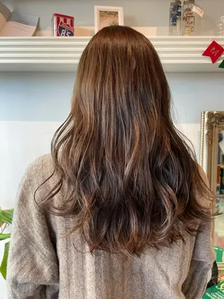 セミロング カラー 💐パーソナルカラー /市橋加菜💐のヘアスタイル