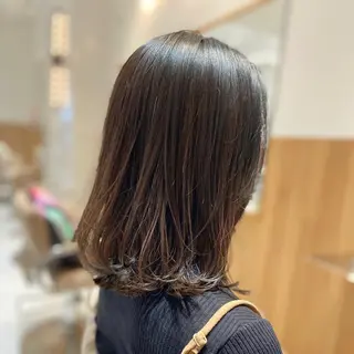 ミディアム カラー ボブ/ハイトーン 立川loose 下田のヘアスタイル