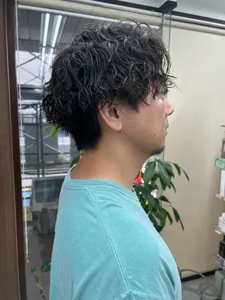 ショート パーマ メンズ メンズパーマの達人 /タカシマ　ダイスケのヘアスタイル