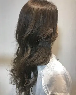 セミロング カラー ナチュラル🧡可愛い MINAMIのヘアスタイル