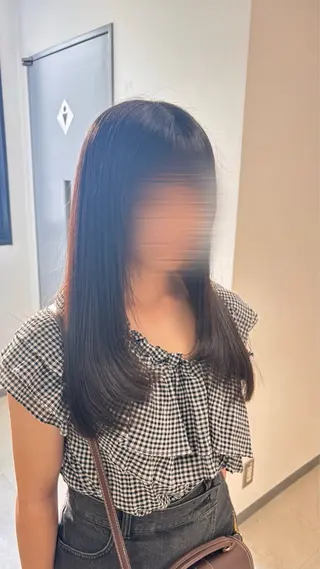 ヘアアレンジ 🫧透明感暗髪 ヘアーひめな🫧のヘアスタイル