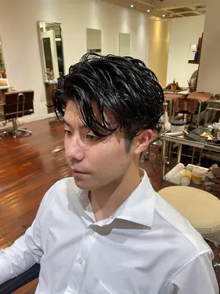 パーマ 佐藤 来輝のヘアスタイル