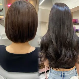 ロング カラー 新宿/韓国ヘア 中明度カラー/かやのヘアスタイル