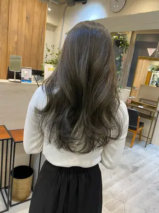 ロング Belle五丁目店所属・韓国風デジタルパーマ 宗像 快歩のヘアスタイル