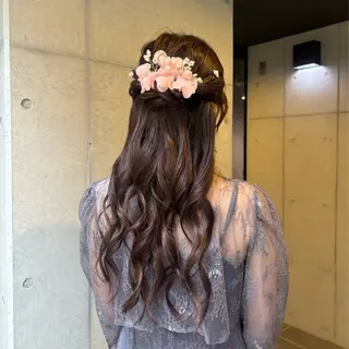 ロング ヘアアレンジ 〖❁田尻千尋| LEONID❁〗のヘアスタイル