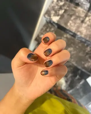 セミロング カラー パーマ ヘアアレンジ メンズ キッズ デザインカラー 原宿/キシタのヘアスタイル