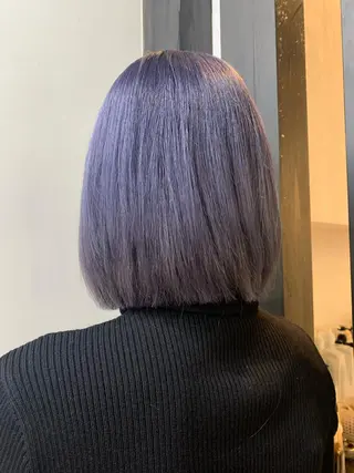 ショート カラー パーマ ヘアアレンジ メンズ キッズ ネイル マツエク・マツパ アイブロウ 🤍韓国風/艶髪🤍 鳥越美羽のヘアスタイル