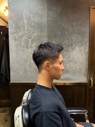 ショート HIRO GINZA barber shop 横浜店所属・ヒロ銀座　無料 フェード　細内のヘアスタイル