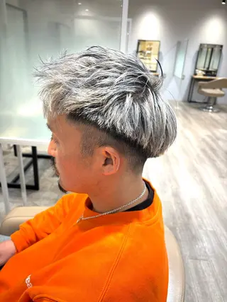 カラー メンズ Earth日吉所属・✨髪質改善カラー✨ 赤味除去カラー／理久のヘアスタイル