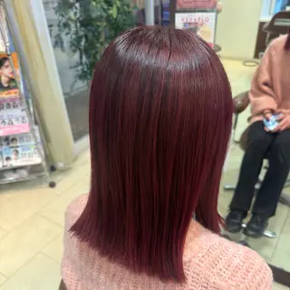 ミディアム カラー 西村 亜弥のヘアスタイル