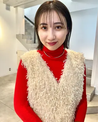 ショート カラー 顔周りカット/透明感 カラー✂️MEIのヘアスタイル