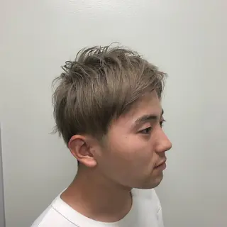 カラー メンズ 竹村 海人のヘアスタイル