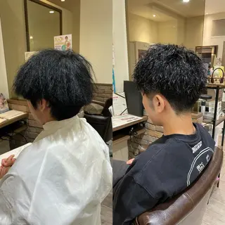 パーマ メンズ 太田陽葉里/ パーマモデル募集中のヘアスタイル