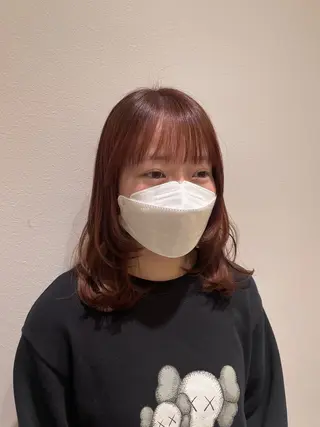 ミディアム カラー ヘアアレンジ 木村 架音のヘアスタイル