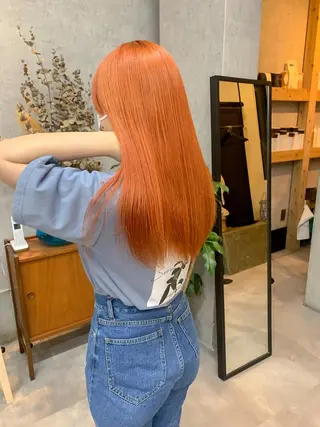 ロング カラー ダウンパーマ 【sity.ザイク】のヘアスタイル