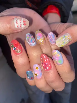 ネイル .unff所属・hana (..)個 性派/メンズネイル◎のネイルデザイン