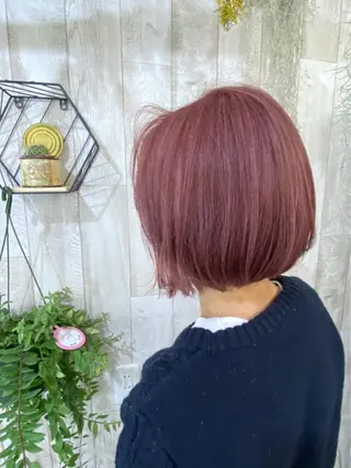 ショート カラー モリナガ ヒトミのヘアスタイル