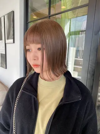 ショート ベージュカラー🕊️ 新潟駅/谷口大海のヘアスタイル