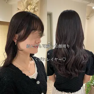 ロング カラー KANO🌷 ブリーチなしカラーのヘアスタイル
