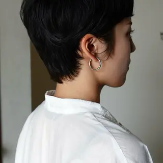 ショート パーマ room3小出 奈央子のヘアスタイル