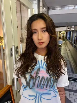ロング パーマ kaito パーマ募集🌀😵‍のヘアスタイル