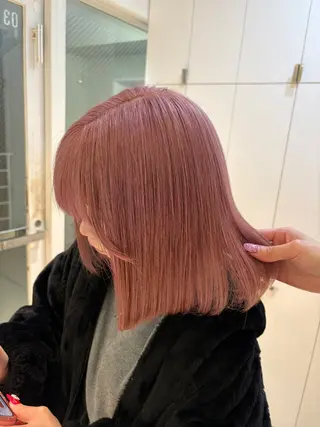 ミディアム カラー 《暖色/韓国hair 》🇰🇷桑原ユキネのヘアスタイル