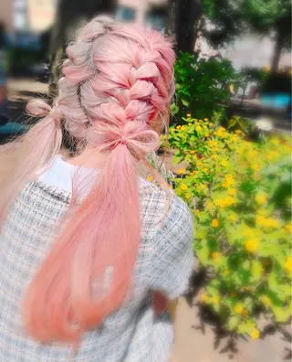 ヘアアレンジ ヘアアレンジ 裾カラー/Aya🥀のヘアスタイル