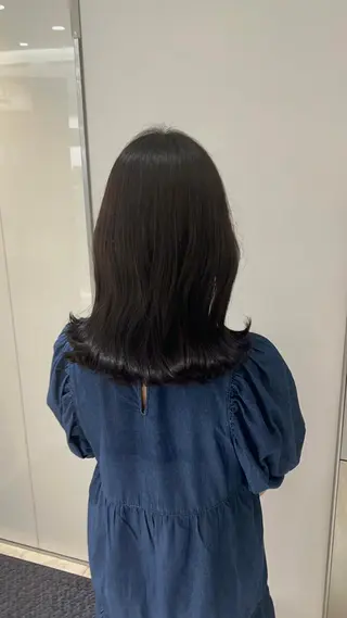 ミディアム カラー 大人girly／ 銀座RINOSEのヘアスタイル