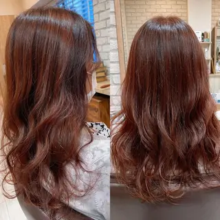 ロング カラー 清水 有実子のヘアスタイル