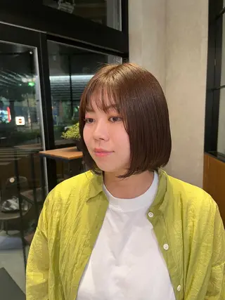 ショート カラー ヘアアレンジ yuuri🎀/大宮 /韓国ヘア/レイヤーのヘアスタイル