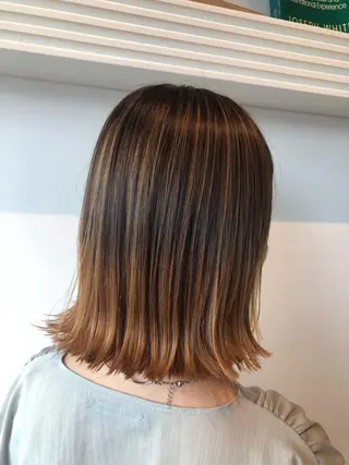 ミディアム カラー 💐パーソナルカラー /市橋加菜💐のヘアスタイル