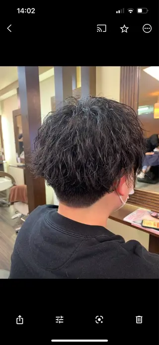 ショート パーマ 高松 歩のヘアスタイル