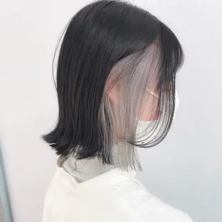 ミディアム カラー パーマ ヘアアレンジ キッズ ネイル マツエク・マツパ Lond jeloud 名古屋所属・髪質改善 の達人/杉原碧仁のヘアスタイル