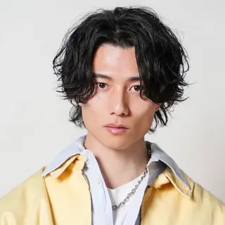 ミディアム カラー パーマ メンズ メンズ特化 😎キョウヘイ😎のヘアスタイル