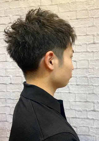 ショート メンズ グレイスフルバーバープラチナム六本木店所属・六本木メンズヘア 大橋勇貴のヘアスタイル