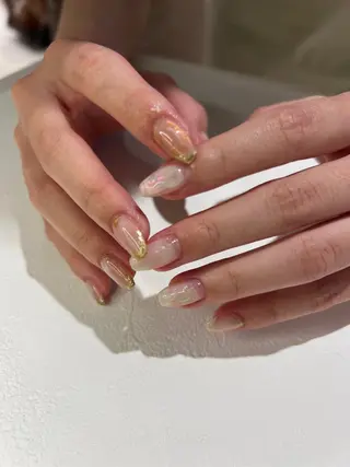 ネイル 個性派ニュアンス nuts nail所属・【池袋】nuts nail　なつみのネイルデザイン