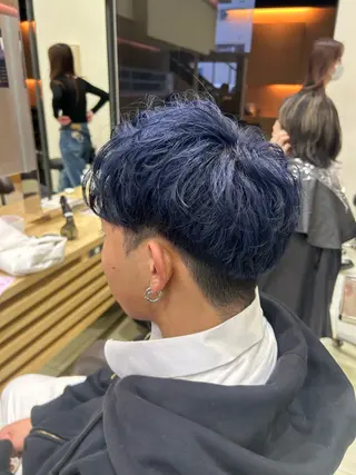 ショート カット🇰🇷毛流れ パーマ/ジュンエイのヘアスタイル