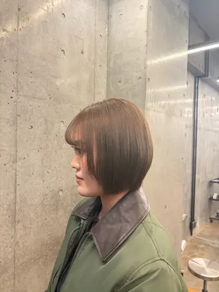 ショート カラー 暖色/ブリーチカラー 希空🪽🤎のヘアスタイル